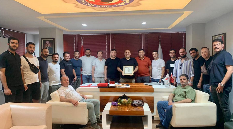 OTİS EMEKÇİLERİNDEN ŞUBEMİZE ZİYARET