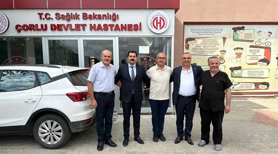 ÇORLU DEVLET HASTANESİ BAŞ HEKİMİNE ZİYARET