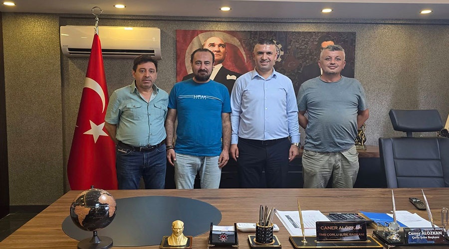 ÇORLU KÜTAHYALILAR DERNEĞİNDEN ŞUBEMİZE ZİYARET