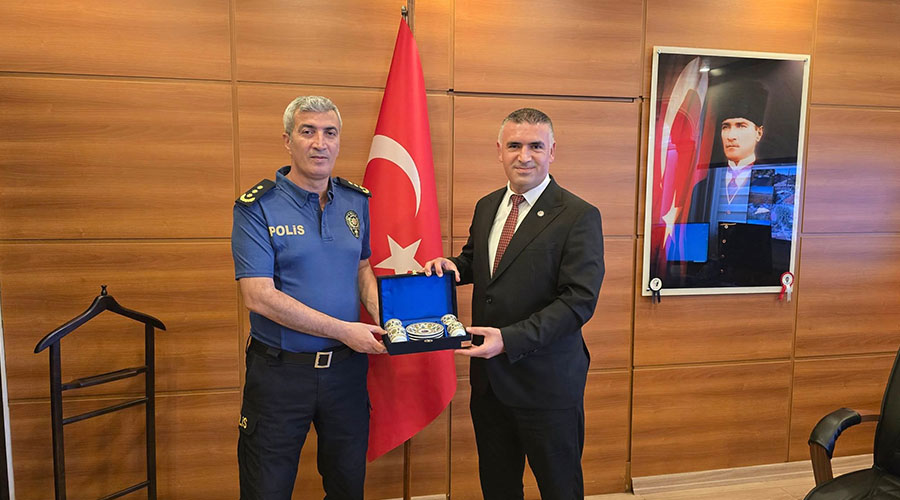 ÇORLU İLÇE EMNİYET MÜDÜRÜNE ZİYARET