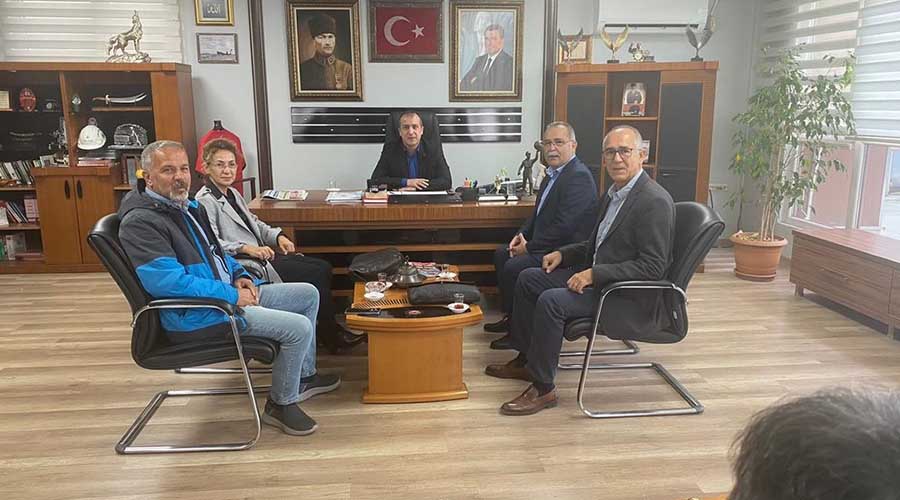 CHP İLÇE TEŞKİLATINDAN ŞUBE ZİYARETİ