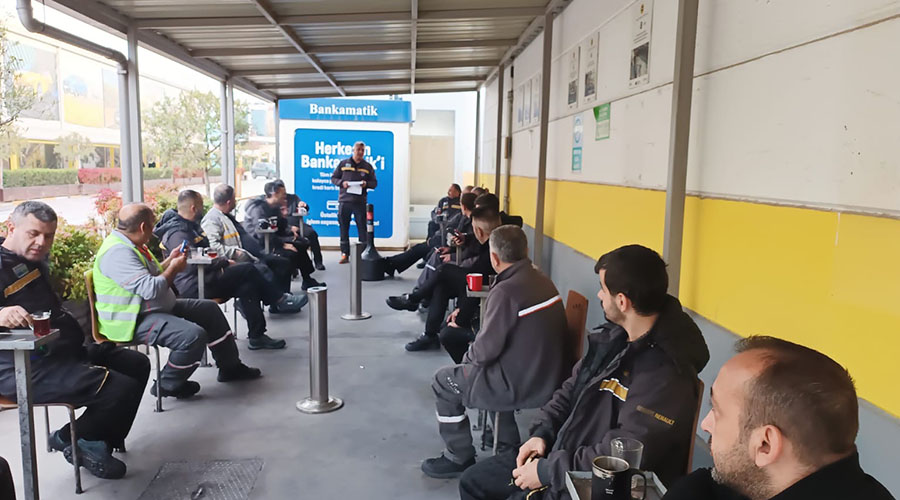 ÜYELERİMİZE BİLGİLENDİRME YAPTIK