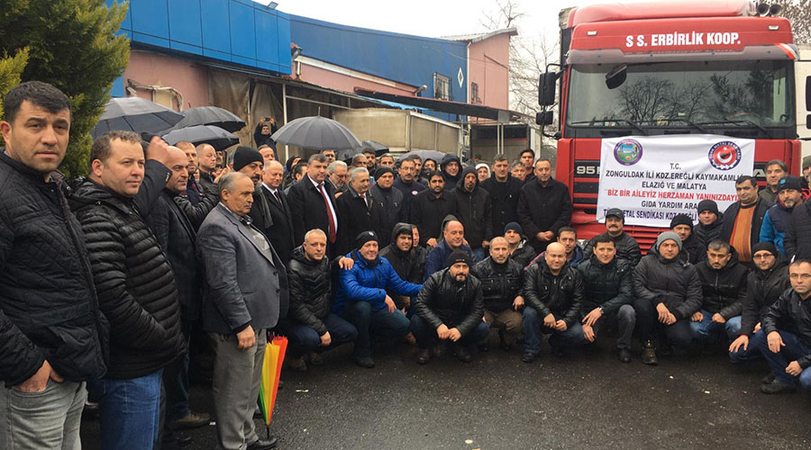 ELAZIĞ'DA YAŞANAN DEPREM SONRASI ÜYELERİMİZDEN YARDIM KAMPANYASINA DESTEK