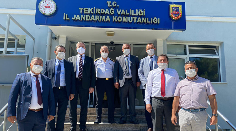 TEKİRDAĞ İL JANDARMA KOMUTANLIĞINA ZİYARET