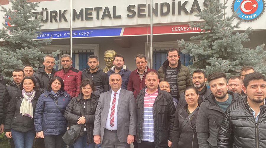 DİSA OTOMOTİV İŞYERİNDEKİ ÜYELERİMİZDEN ŞUBEMİZE ZİYARET