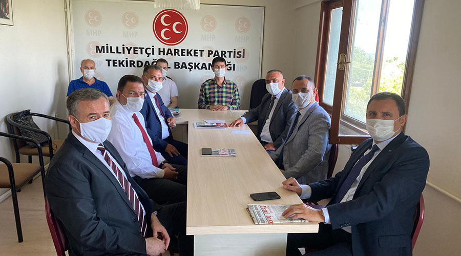 MİLLİYETÇİ HAREKET PARTİSİ TEKİRDAĞ İL BAŞKANI'NA ZİYARET