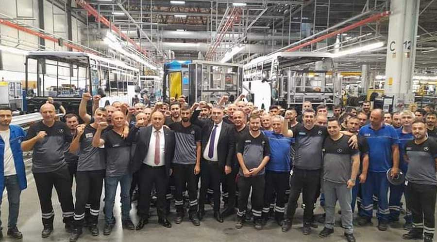 MERCEDES BENZ TÜRK A.Ş. İŞYERİ ÇALIŞANI ÜYELERİMİZE ZİYARET