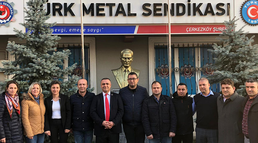 ARÇELİK İŞYERİNDE ÇALIŞAN ÜYELERİMİZİN HAYIRLI OLSUN ZİYARETİ