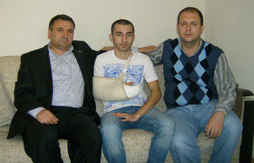 İş Kazası Geçiren Muhammet Öztürk'e Geçmiş Olsun Ziyareti