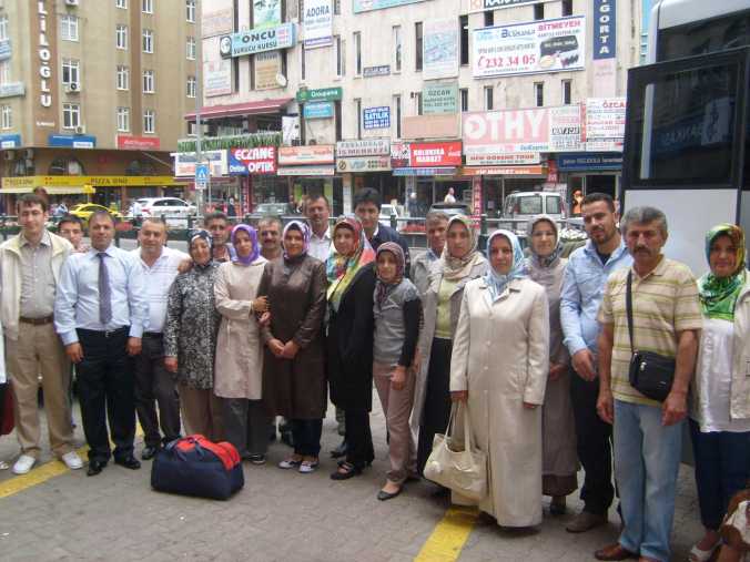 Eşli eğitime uğurlandılar