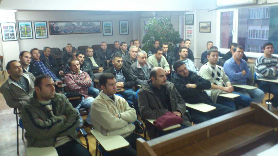 Y.P.S.Yedek Parça işyerinde çalışan üyelerimize 2012–2014 Toplu İş Sözleşmesi taslağı hakkında bilgi verdi