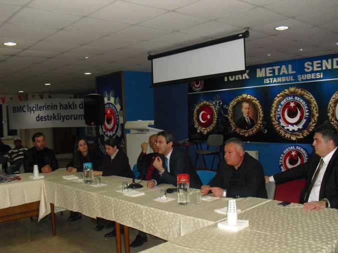 BMC işçilerine CHP İl Başkanından Ziyaret
