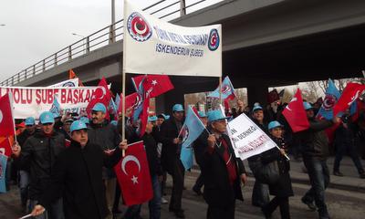 Türk-İş Mitingine Destek