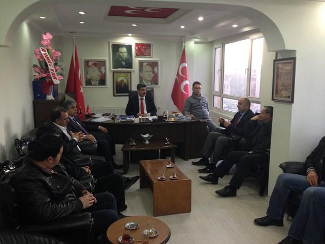 MHP Aksaray İl Başkanı Erel'e Hayırlı Olsun Ziyareti