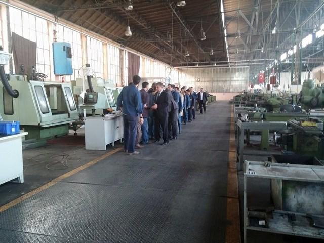 Delegelerimizle MKE Silah Fabrikasındaki ÜyelerimizeTeşekkür Ziyareti
