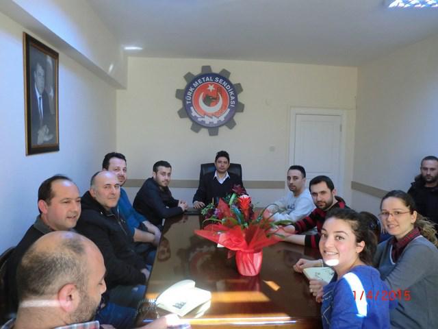 Halla Visteon İşyerinde Çalışan Üyelerimiz Şubemizde