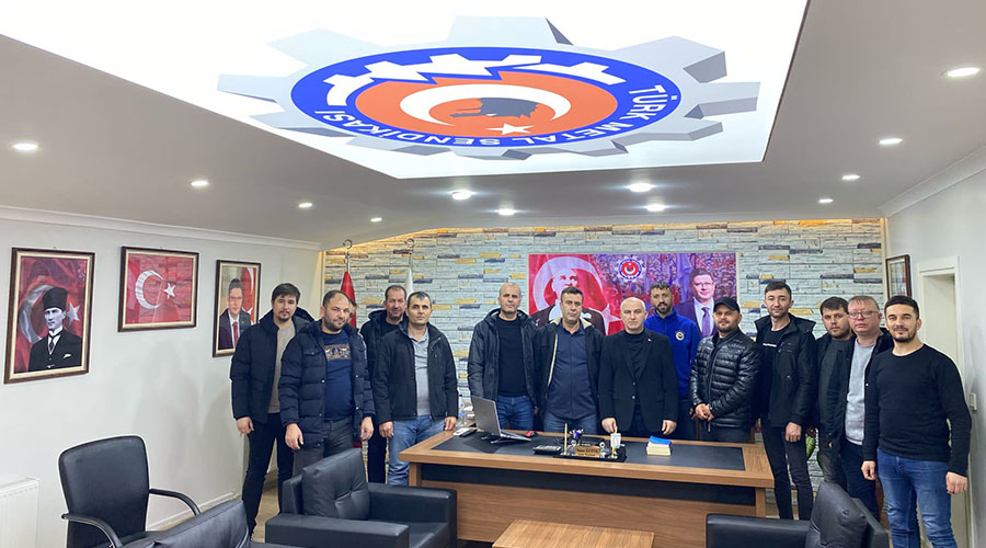 ÜYELERİMİZDEN ŞUBEMİZE ZİYARET