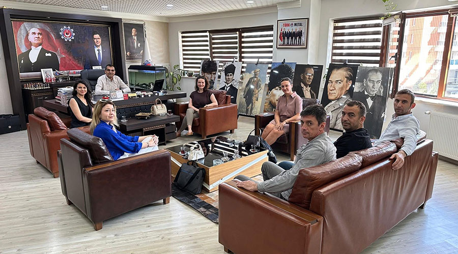 TÜRK DEMİR DÖKÜM FABRİKALARI YÖNETİCİLERİNDEN ZİYARET