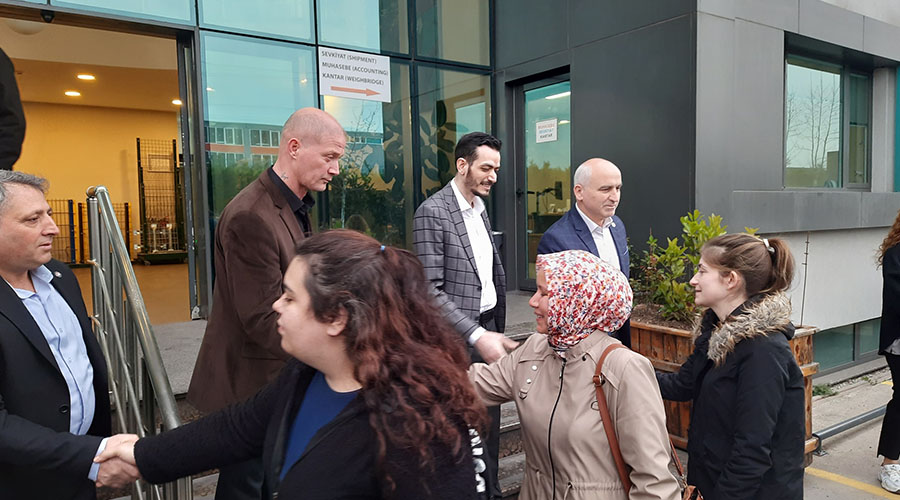 DEMMA ÇALIŞANI ARKADAŞLARIMIZLA BAYRAMLAŞTIK