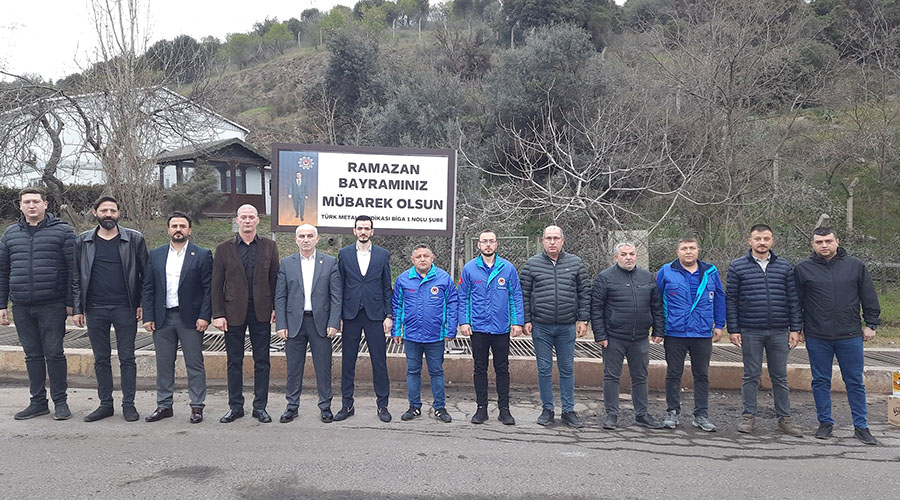 İÇDAŞ ÇALIŞANI ÜYELERİMİZLE BAYRAMLAŞMA