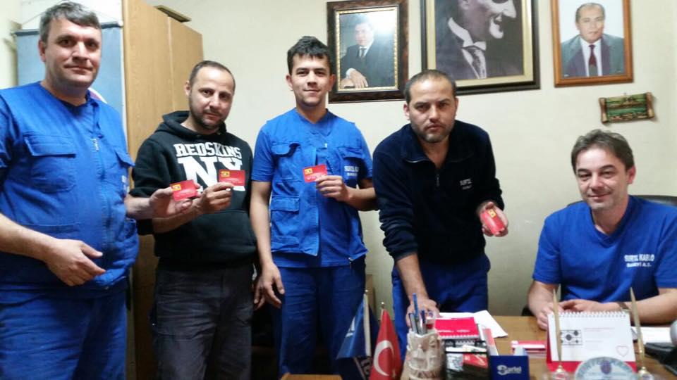 İSTANBUL 1 NO’LU ŞUBEMİZDE ERZAK KARTLARI DAĞITIMI