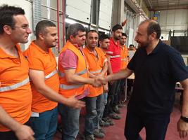 ARÇELİK A.Ş ERSAN DEPO İŞYERİ ZİYARETİ VE BAYRAMLAŞMA