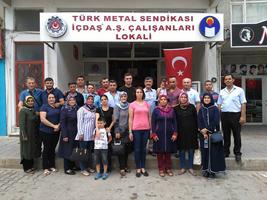 EŞLİ EĞİTİM SEMİNERİNE KATILACAK ÜYELERİMİZİ ŞUBEMİZDEN UĞURLADIK