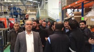 Tİ OTOMOTİV İŞYERİNDE EYLEM