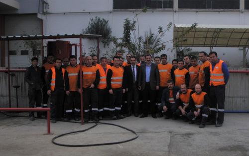 Başkan Özben İşyeri Ziyaretlerini Sürdürüyor