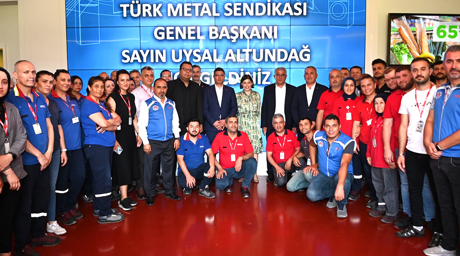 GENEL BAŞKANIMIZ ALTUNDAĞ VESTEL’DE