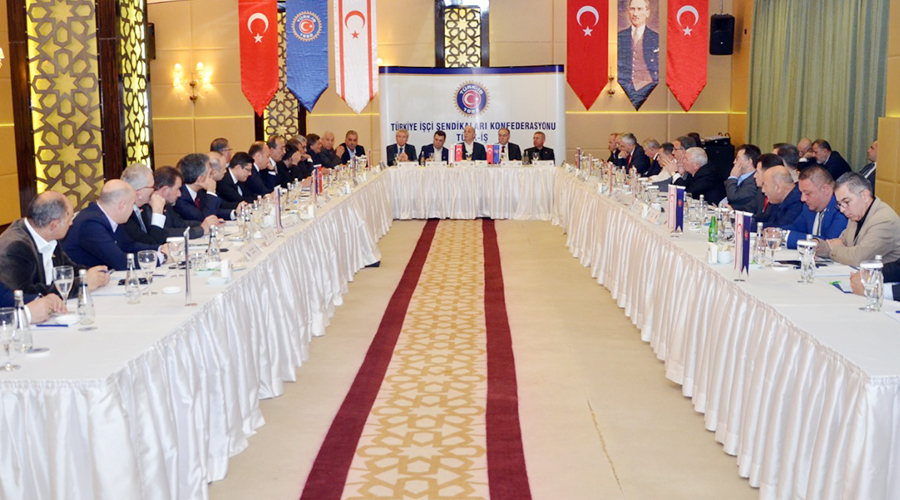 TÜRK-İŞ BAŞKANLAR KURULU KIBRIS’TA TOPLANDI.