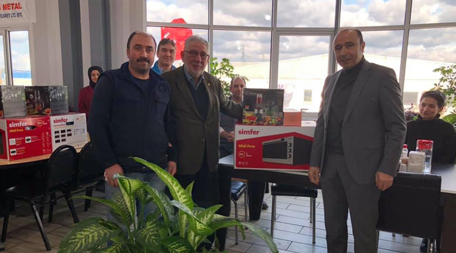 ASLAR PRES VE BEKTAŞ METAL İŞYERİ ÖDÜL TÖRENİ