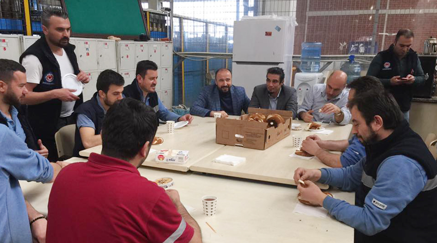 ARÇELİK PLASTİK TAKIMI İLE KAHVALTI