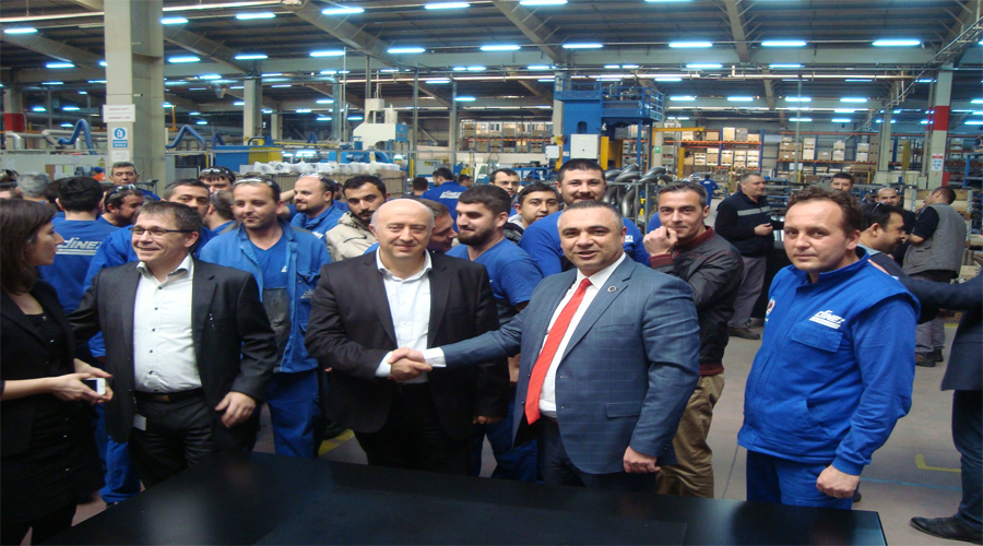 DİNEX EGZOZ İLE TİS ANLAŞMASI İMZALANDI 