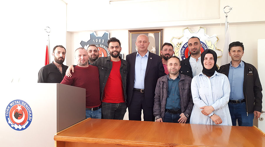 KABEL KABLO ÇALIŞANI ÜYELERİMİZ SÖZLEŞME SONRASI ŞUBEMİZE ZİYARETLERİ