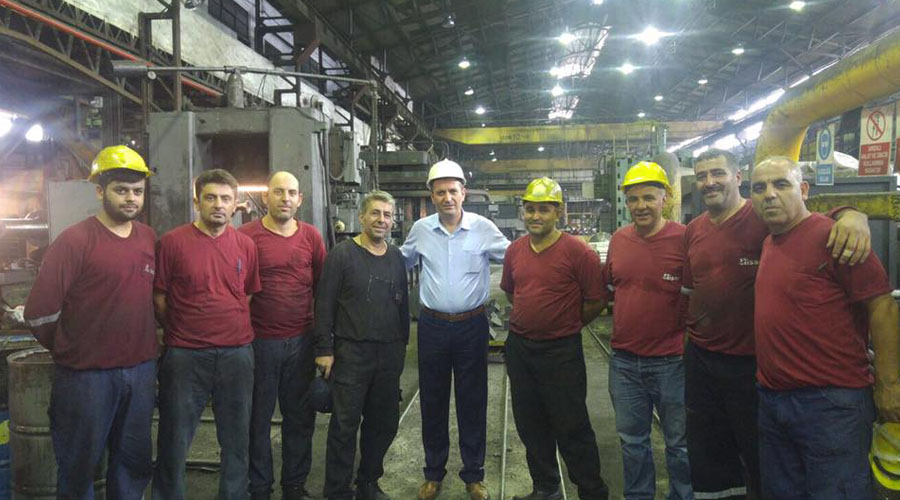 HİSAR ÇELİK DÖKÜM İŞYERİ ZİYARETİ VE BAYRAMLAŞMA 