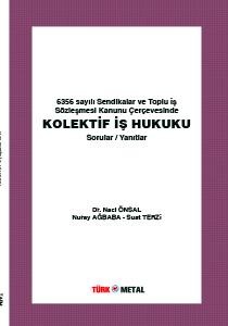 6356 Sayılı Sendikalar ve Toplu İş Sözleşmesi Kanunu Çerçevesinde KOLEKTİF İŞ HUKUKU Sorular / Yanıtlar